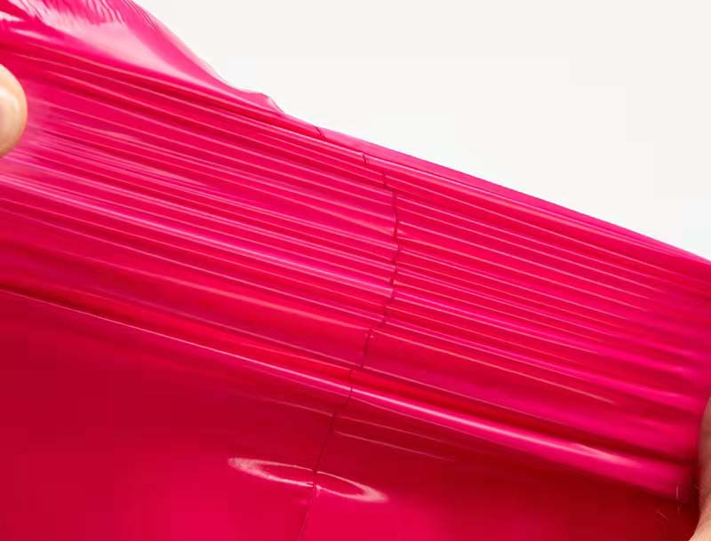 淮南玫红色快递袋-05